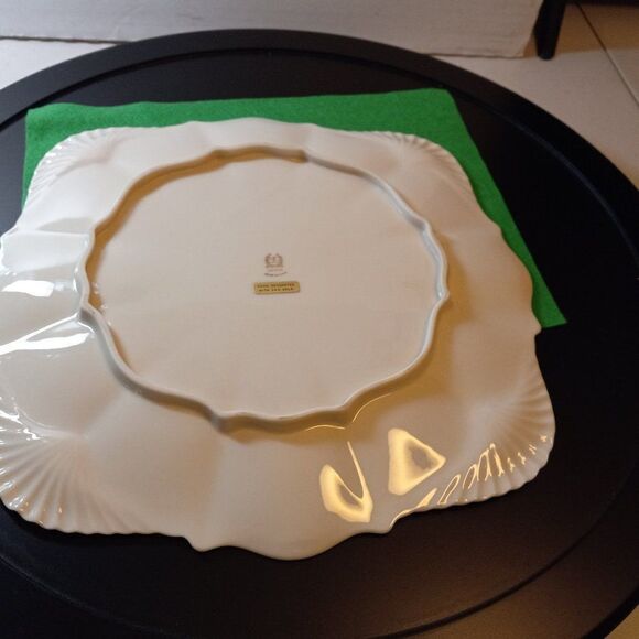 Lenox 24K Gold Gilded Edge Cake Plate cottage core kitsch - Picture 5 of 6